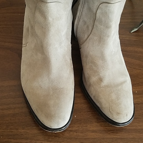 REED KRAKOFF SUEDE GRAY LEATHER BOOTS SIZE 41 - Picture 4 of 8